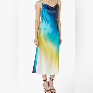 👗💙 Satin Dress – Effortless Elegance! XS 💙👗